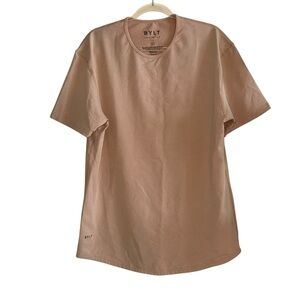 BYLT Shirt Mens Large Drop Cut Lux Tee Athleisure Comfort